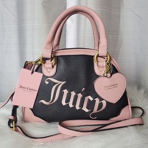 Juicy Couture Pink and Black Crossbody Bag